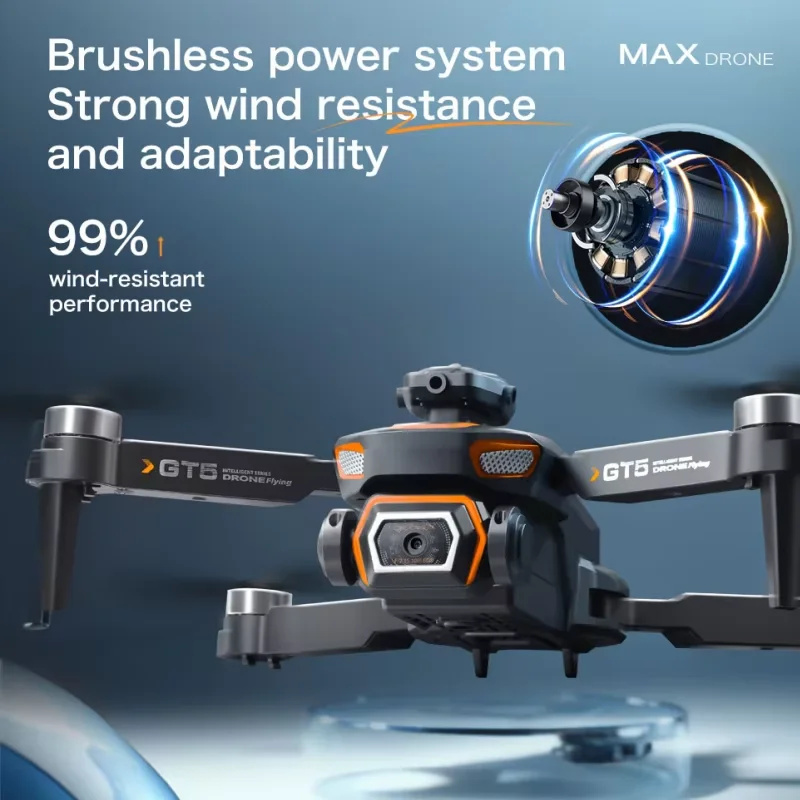 Lenovo GT5 8K HD Optical Flow  - مراجعة Drone Camera Wide Angle وسعره