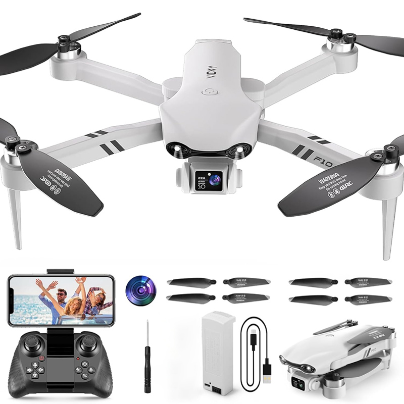 New 4K HD dual camera with GPS - مراجعة Drone Camera Wide Angle وسعره