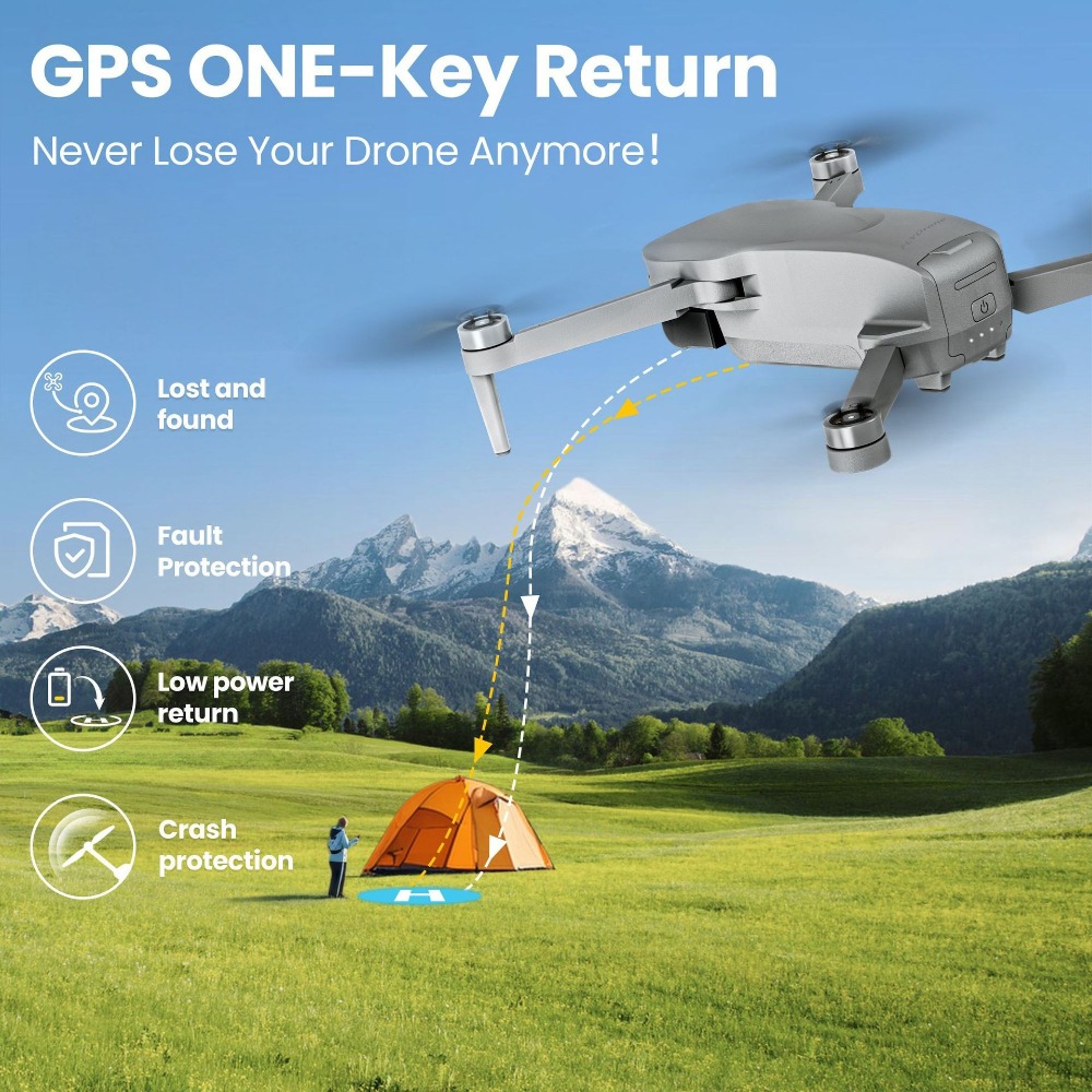 Global MiniX Drone! 4K UHD & a - مراجعة Drone Camera With Gimbal وسعره