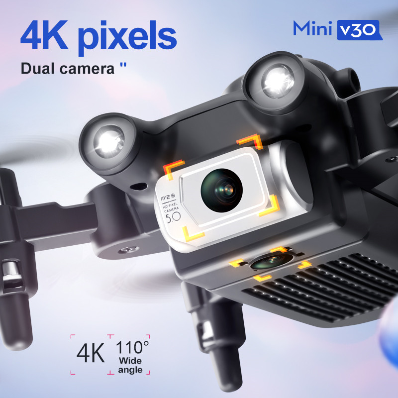 Mini V30 WiFi FPV Drone With 4 - مراجعة Drone Camera 4K وسعره