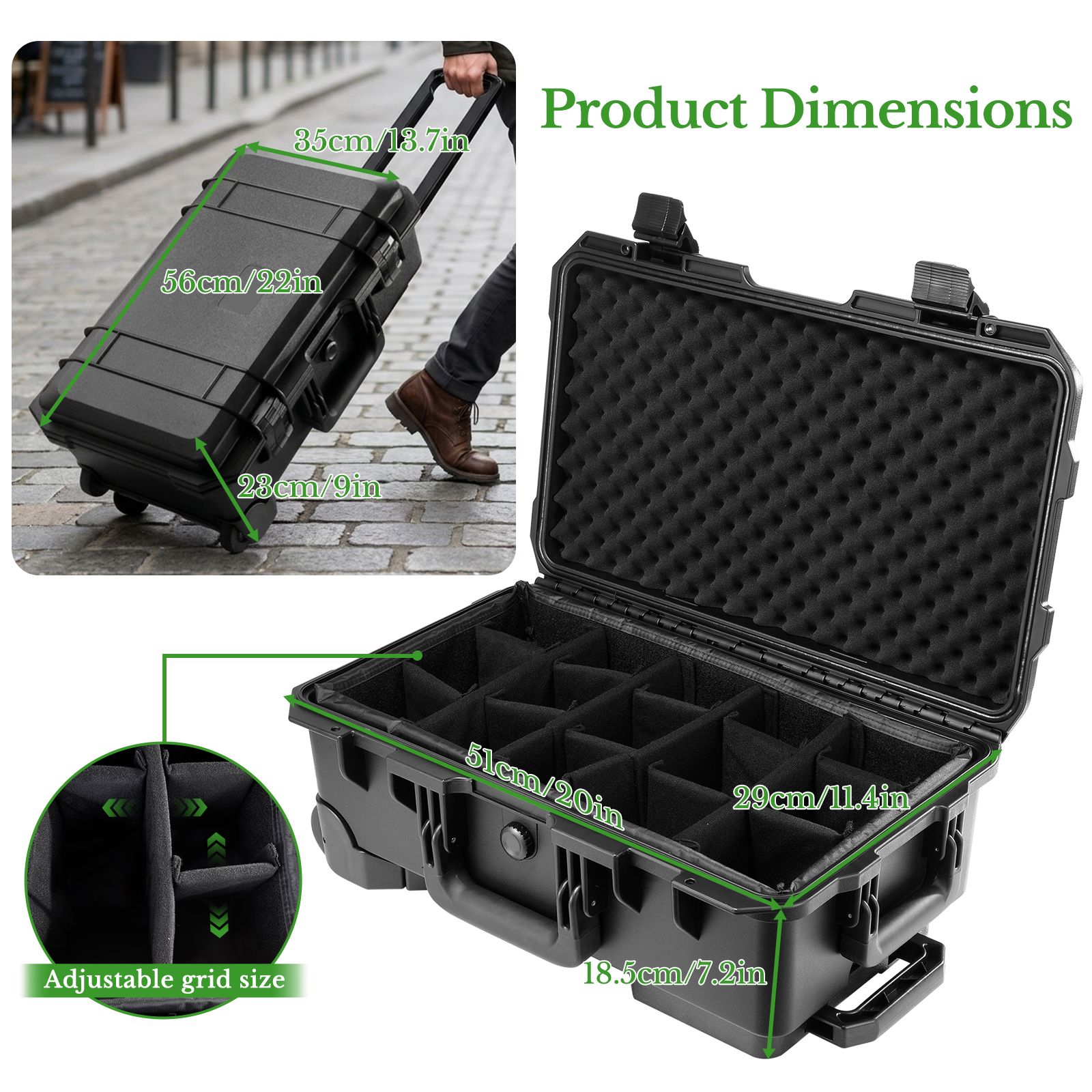 Professional Large Hard Rollin - مراجعة Drone Camera Professional وسعره