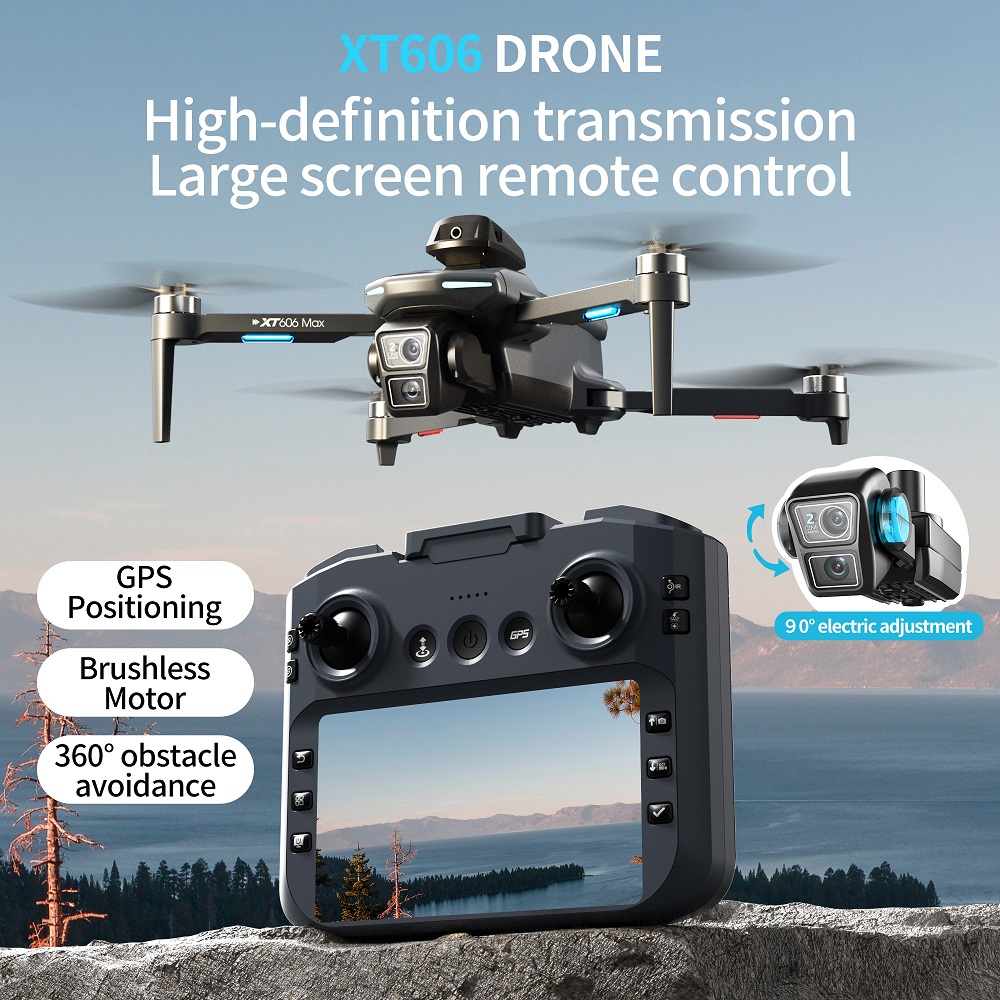 XT606 MAX 3 battery Drone 4k 8 - مراجعة Drone Camera Thermal وسعره