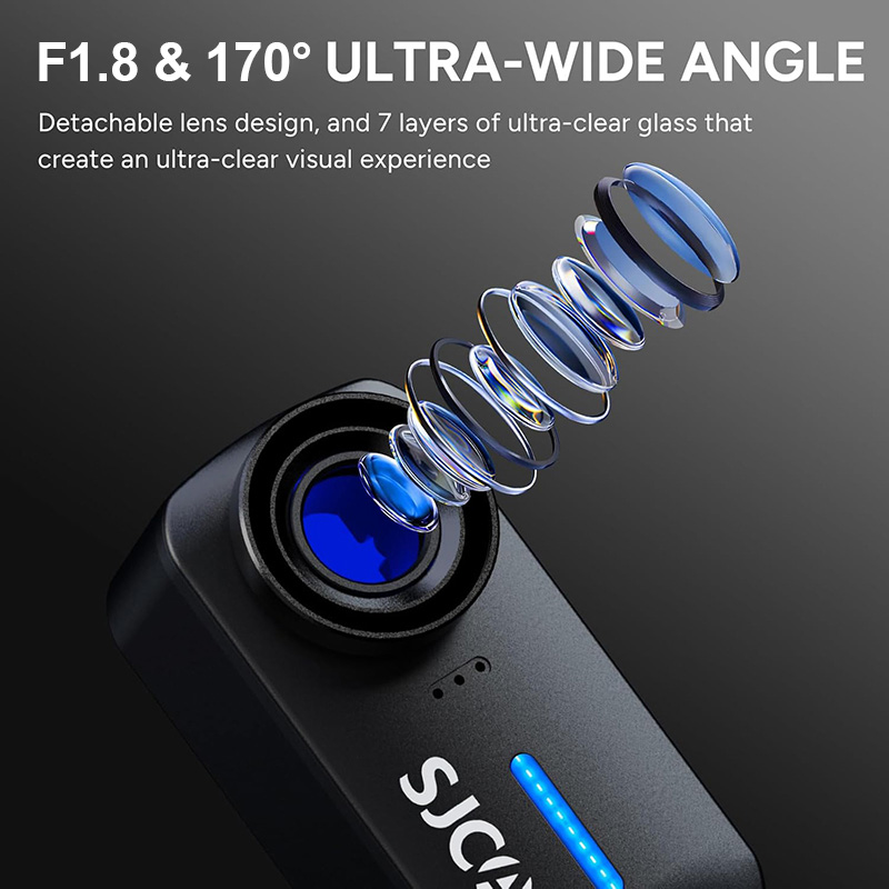 SJCAM C110+ Action Camera Six  - مراجعة Drone Camera Action وسعره