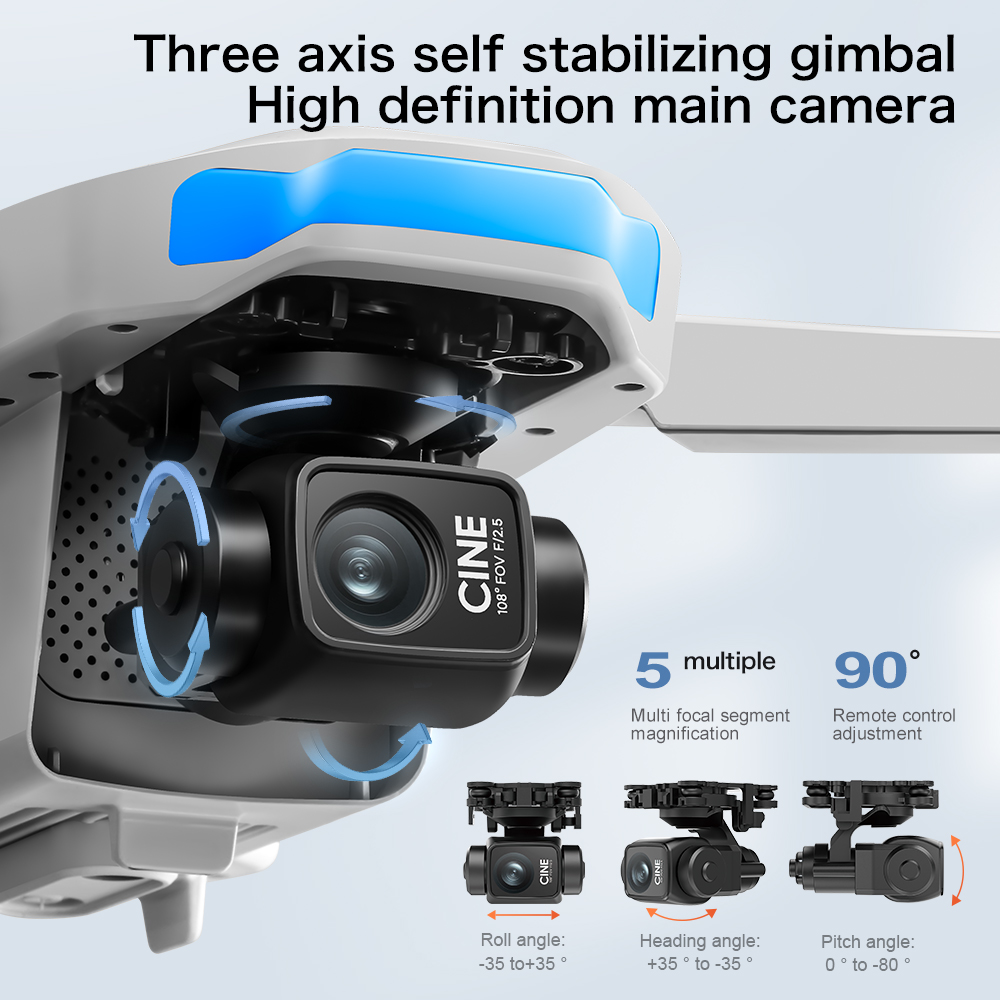 S-X1 MAX GPS Drone with 3-Axis - مراجعة Drone Camera Thermal وسعره