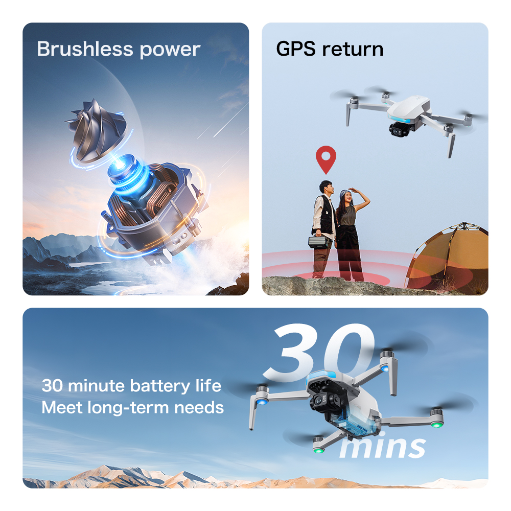 S-X1 MAX GPS Drone with 3-Axis - مراجعة Drone Camera Thermal وسعره