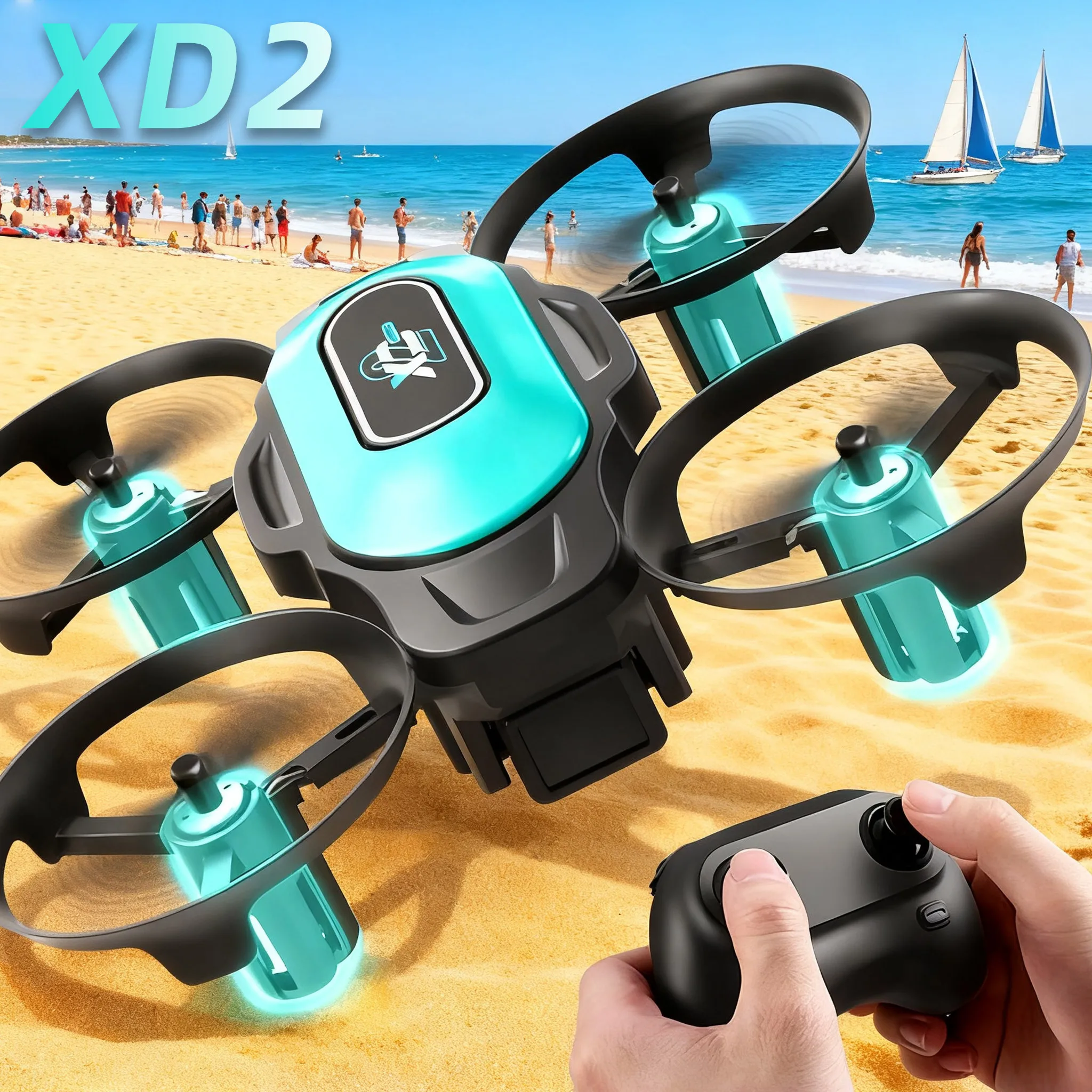 XD2 Mini Drone, 360° Stunt Fli - مراجعة Drone Camera 4K وسعره