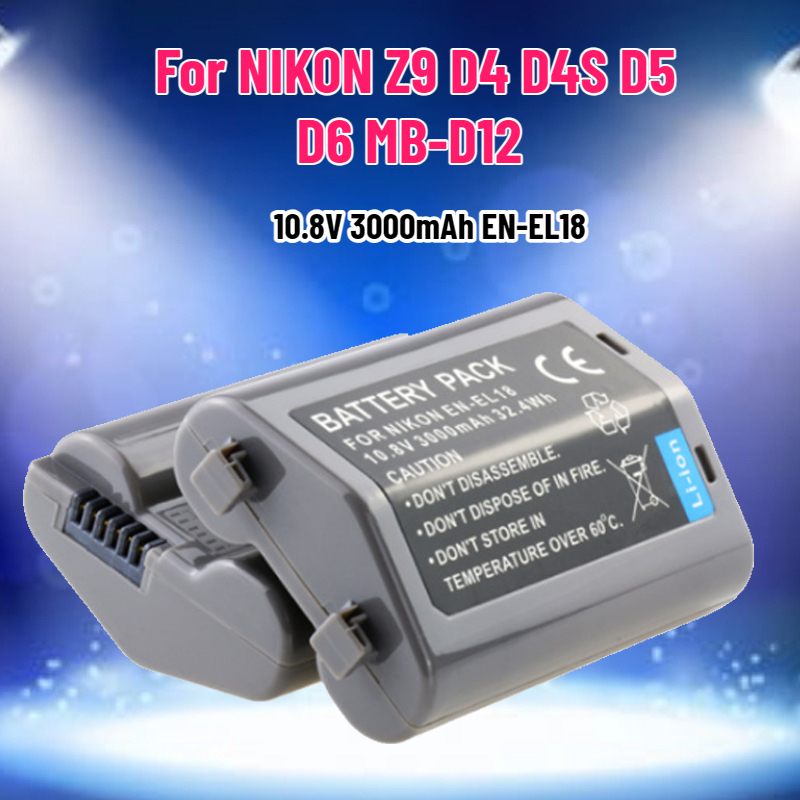 10.8V 3000mAh EN-EL18 EN-EL18A - مراجعة Drone Camera Action وسعره
