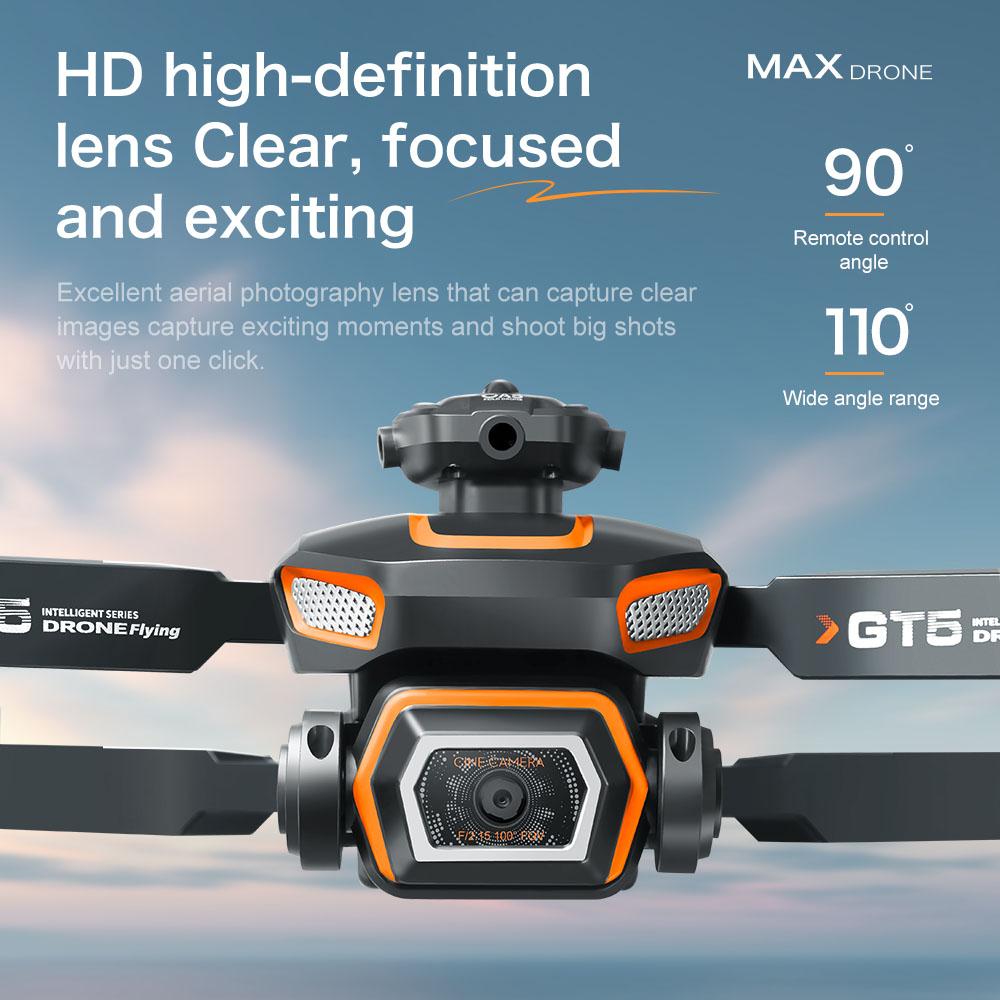 Lenovo GT5 Mini Drone 4K HD du - مراجعة Drone Camera Wide Angle وسعره