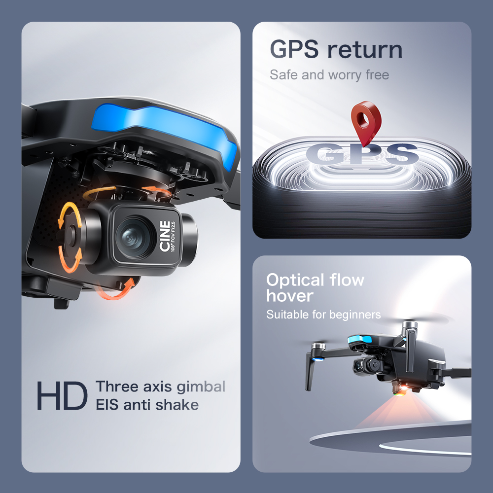 Lenovo GPS S-X1 Drone Three-ax - مراجعة Drone Camera Thermal وسعره