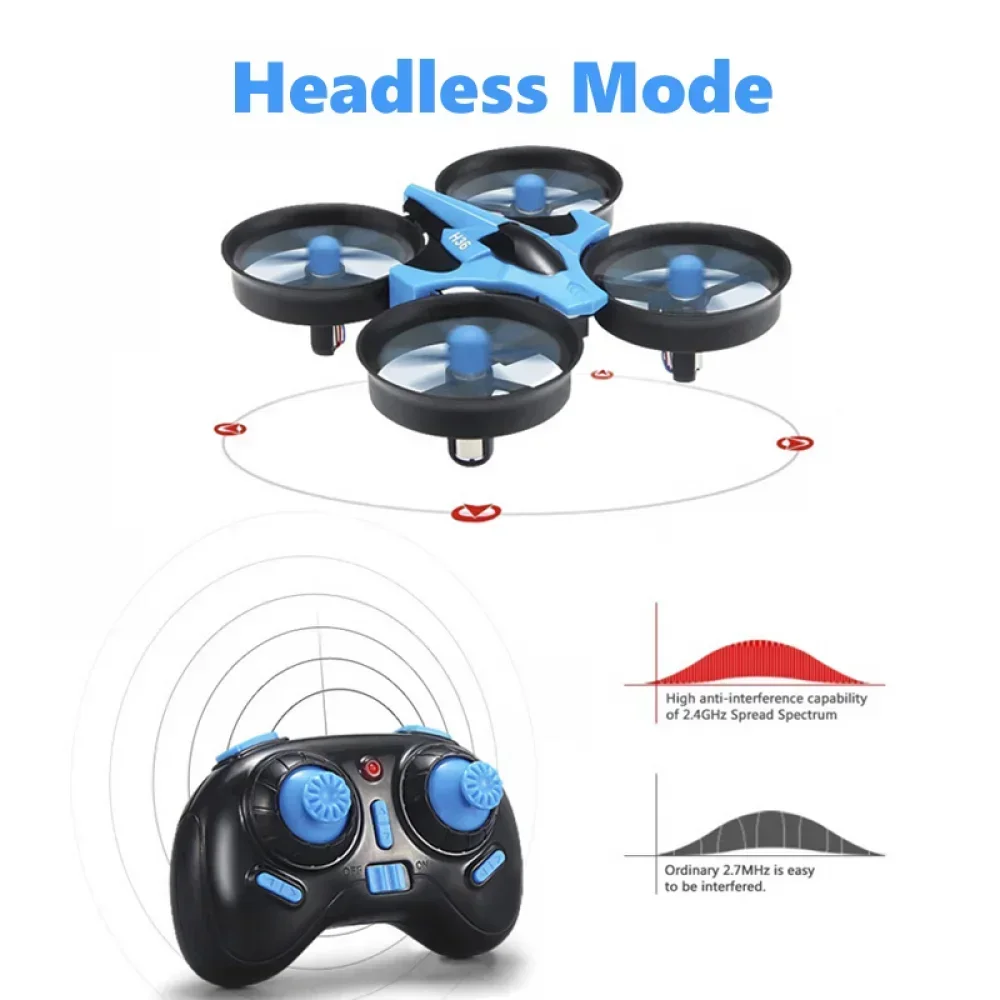 JJRC H36 Mini Rc Drone 4ch 6-A - مراجعة Drone Camera 4K وسعره