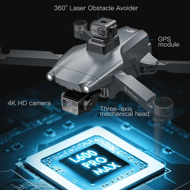 L600 PRO MAX GPS Drone Profess - مراجعة Drone Camera Professional وسعره