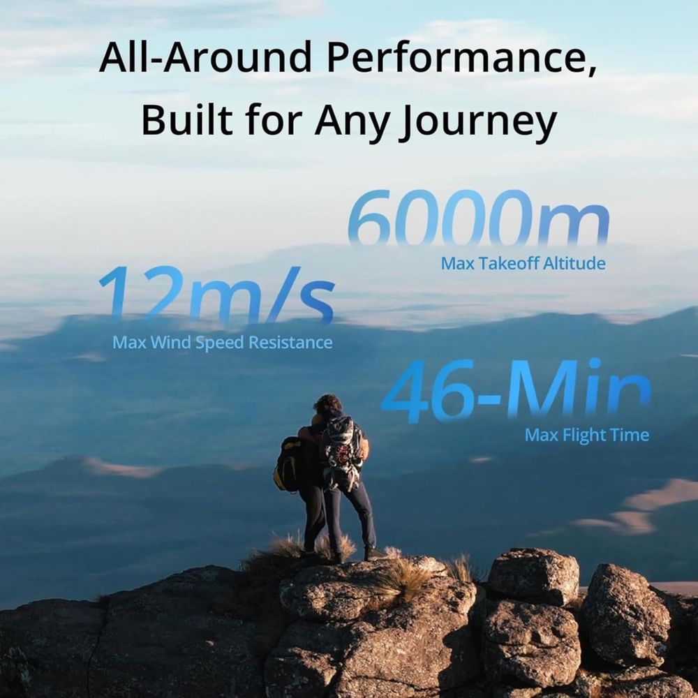 Air 3 (RC-N2), Drone with Medi - مراجعة Drone Camera Wide Angle وسعره