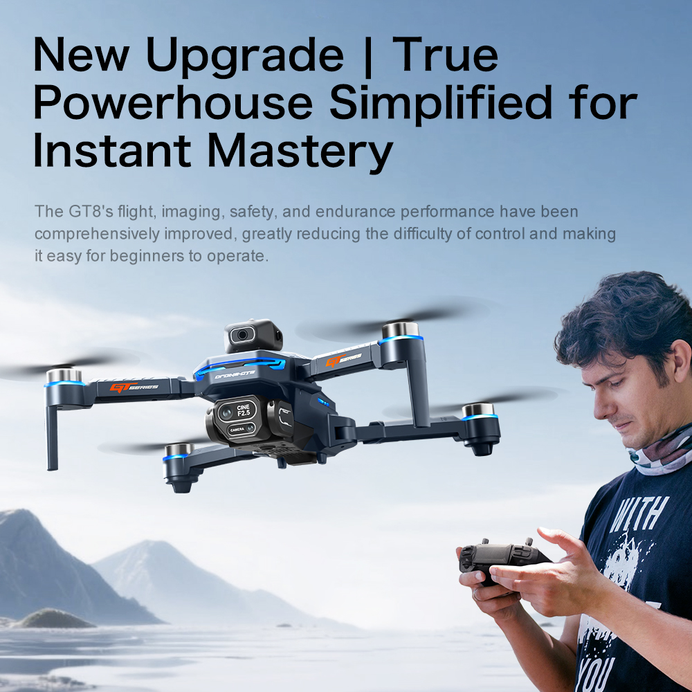 Lenovo GT8 drone 8K HD dual ca - مراجعة Drone Camera Thermal وسعره