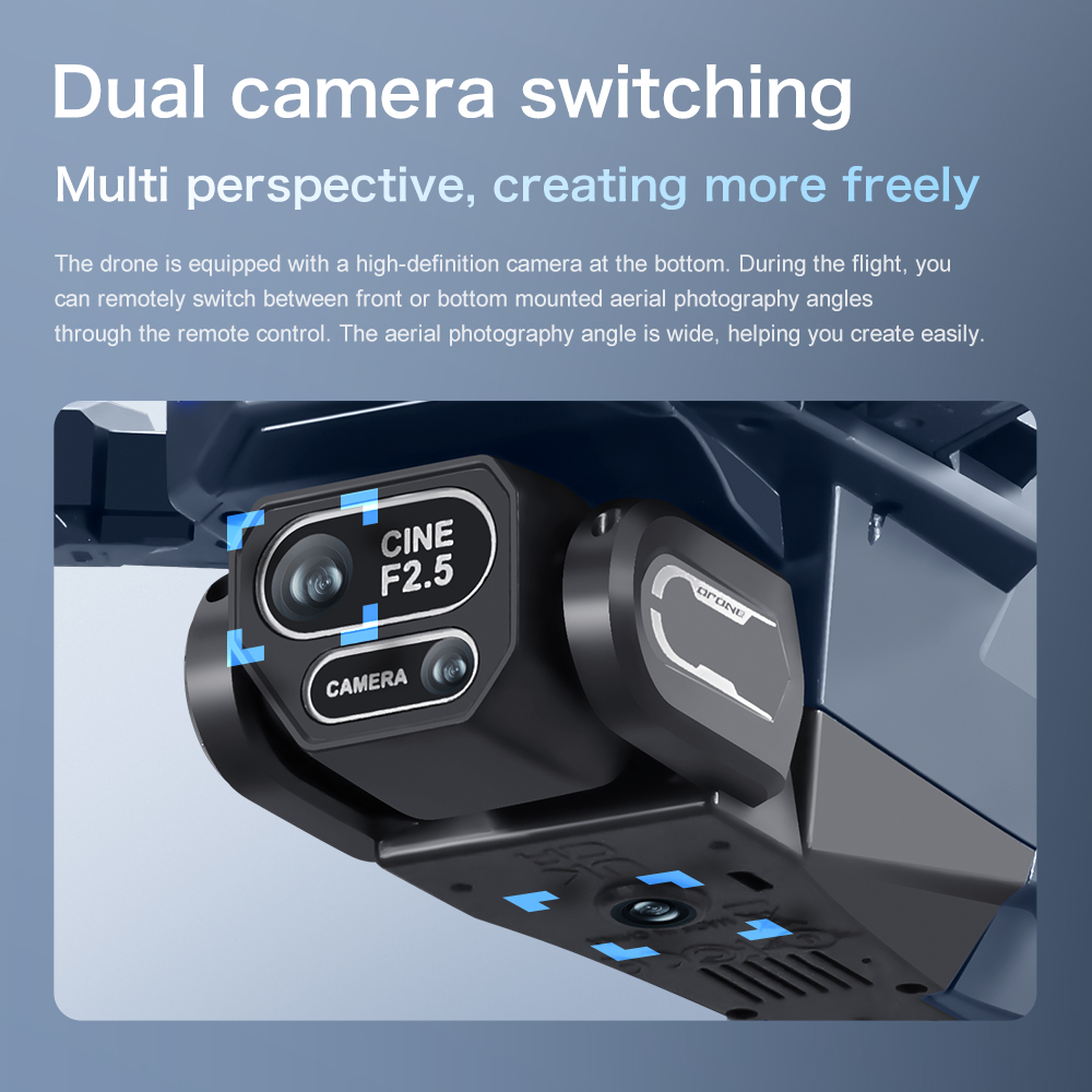 Lenovo GT8 drone 8K HD dual ca - مراجعة Drone Camera Thermal وسعره