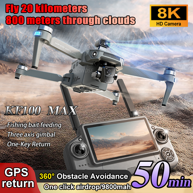 SJRC KF100 MAX 8K UHD Photo HD - مراجعة Drone Camera Professional وسعره