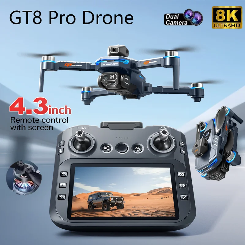 2026 New GT8 Drone GPS 8K Prof - مراجعة Drone Camera With Gimbal وسعره